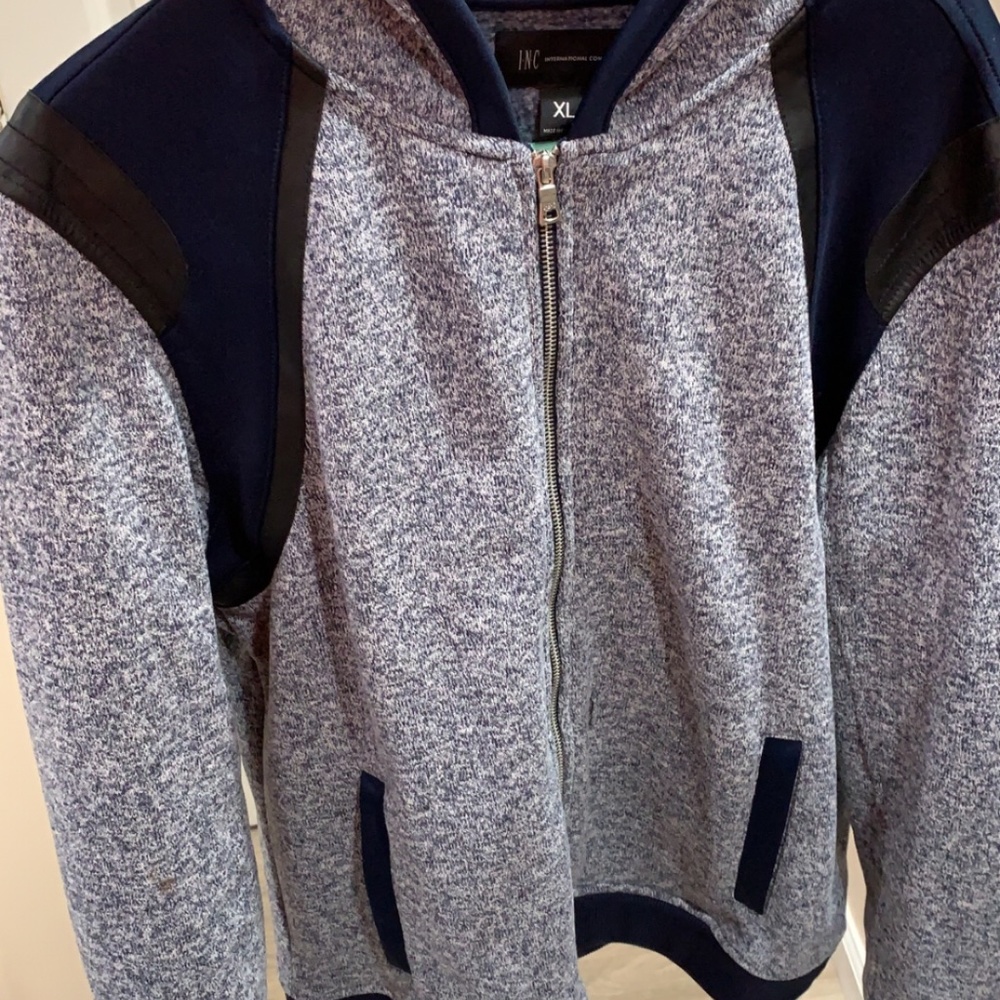 INC mens zip-up hoodie